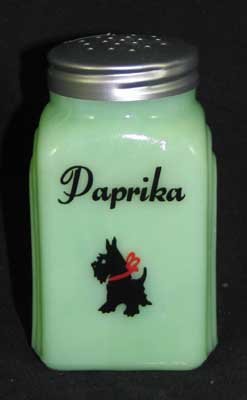 JADE JADITE JADEITE SCOTTY PAPRIKA SHAKER S