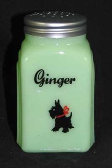 JADE JADITE JADEITE SCOTTY GINGER SHAKER S