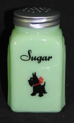 JADE JADITE JADEITE SCOTTY SUGAR SHAKER S