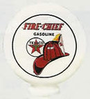TEXACO FIRECHIEF ONE PIECE MILK GLASS MINI GLOBE T