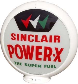 SINCLAIR POWER-X GAS PUMP GLOBE
