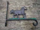 CAST IRON HORSE PLANT HANGER IRONWARE DECOR H