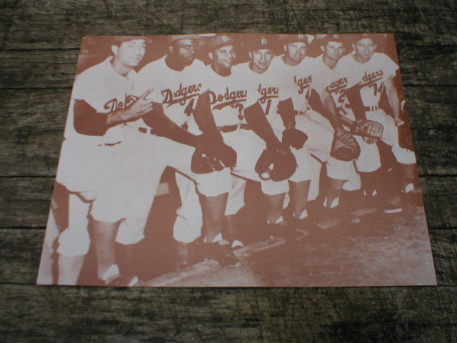 DODGERS TEAM PRINT PICTURE