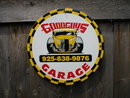 GOODGUYS GARAGE PORCELAIN COATED SIGN