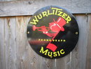 WURLITZER PORCELAIN COATED SIGN