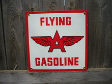 FLYING A PORCELAIN-COATED SIGN F