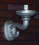 GAS PUMP GLOBE WALL SCONCE HEAVY CAST ALUMINUM