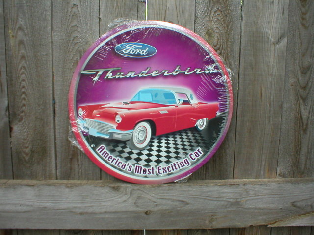 THUNDERBIRD TIN SIGN METAL RETRO ADV SIGNS T