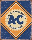 ALLIS CHALMERS LOGO TIN SIGN