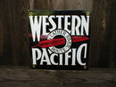 WESTERN PACIFIC PORCELAIN-COATED RAILROAD SIGN S