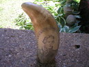 RESIN SCRIMSHAW TOOTH HORATIO NELSON HMS VICTORY