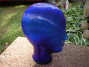 COBALT BLUE GLASS HEAD