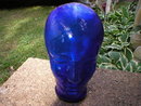 COBALT BLUE GLASS HEAD