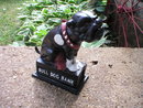 CAST IRON BLACK BULLDOG MECHANICAL BANK B
