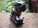 CAST IRON BLACK BULLDOG MECHANICAL BANK B