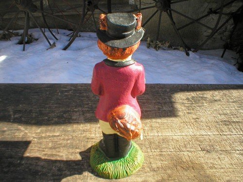 FOX BUSINESS CARD HOLDER CAST IRON