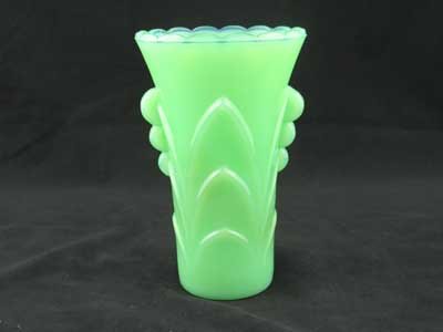 ART DECO VASE JADE JADITE JADEITE