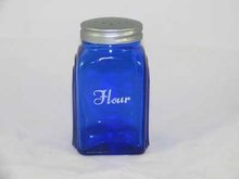 ONE COBALT BLUE ARCH FLOUR SHAKER A