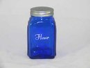 ONE COBALT BLUE ARCH FLOUR SHAKER A
