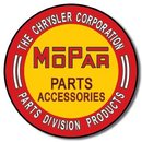 MOPAR PARTS ROUND TIN SIGN METAL ADV RETRO SIGNS M