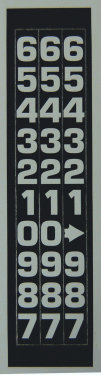 ECO 96 COMPUTER FACE WHEEL SHEET E