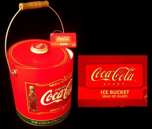 COKE COCA-COLA INSULATED METAL ICE BUCKET C