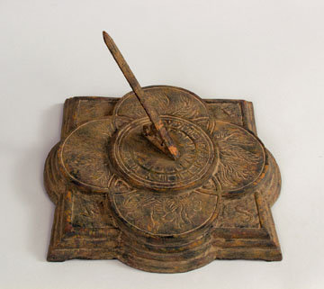 UNIQUE CAST IRON SUNDIAL HOME GARDEN DECOR G