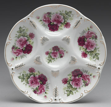 PORCELAIN OYSTER PLATE LIMOGES COLLECTOR GLASS L