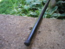 NICKLE FINISH HANDLE CANE WALKING STICK N