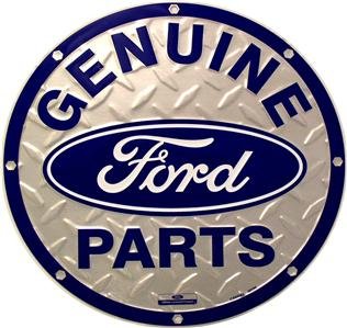 GENUINE FORD PARTS TIN SIGN RETRO METAL ADV SIGNS C
