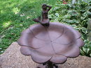 CAST IRON MERMAID BIRD FEEDER HOME GARDEN DECOR M