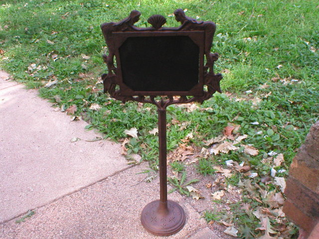 CAST IRON MERMAID BLACKBOARD HOME BAR GARDEN DECOR M