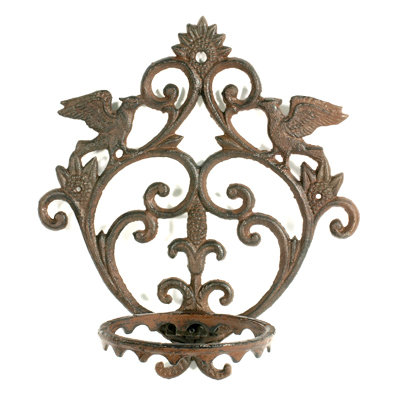 CAST IRON ORNATE FLOWER POT HOLDER F