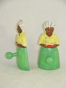 PORCELAIN GREEN MAMMY WALL HANGER