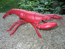 CAST IRON RED LOBSTER HOME GARDEN DECOR S