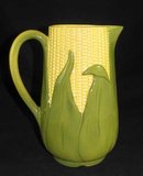 CORN KING WATER PITCHER MARKED SHAWNEE 71