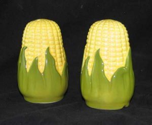 SALT PEPPER SET SMALL CORN KING