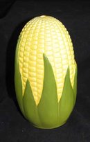 PORCELAIN CORN KING SUGAR SHAKER MARKED SHAWNEE
