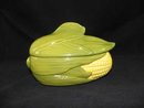 CORN KING TWO PIECE CASSEROLE DISH MARKED SHAWNEE