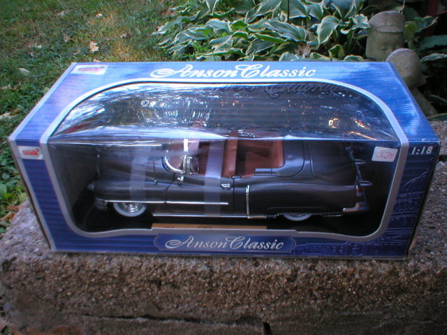 1953 1:18 DIECAST GRAY CADILLAC ELDORADO CONVERTIBLE