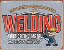 WELDING FABRICATING TIN SIGN RETRO METAL ADV SIGNS I