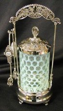LITE GREEN OPAL HONEY COMB PICKLE CASTOR