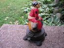 CAST IRON FLIPPING CLOWN MECHANICAL BANK C