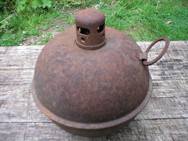 OLD ANTIQUE STREET FLARE LANTERN L