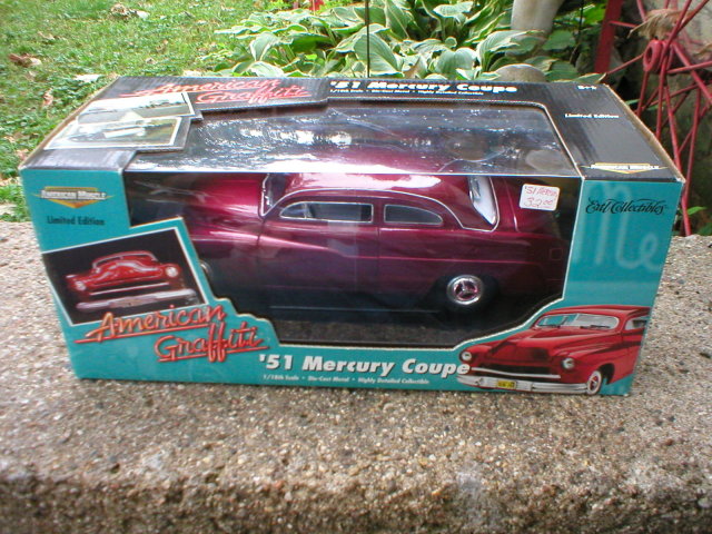 1951 AMERICAN MUSCLE 1:18 MAROON MERCURY COUPE