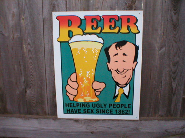 BEER RETRO TIN SIGN