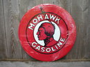 MOHAWK GASOLINE TIN METAL SIGN