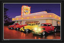 ROUTE 66 DINER LED LIGHT PICTURE SIGN POSTER AD PIC L