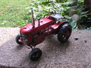 RED TIN TRACTOR RUBBER TIRES T