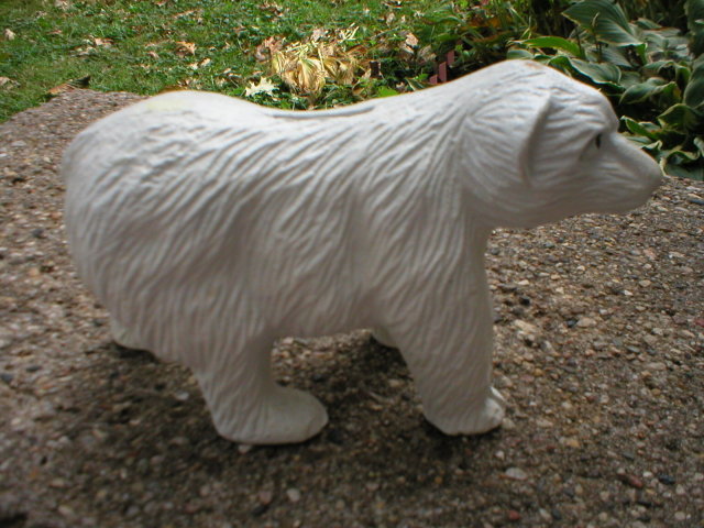 CAST IRON WHITE BEAR BANK B